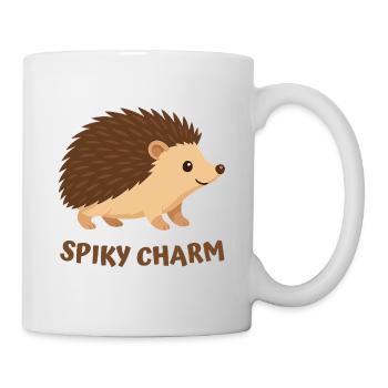 Cute Spiny Hedgehog - Mug - white - Right