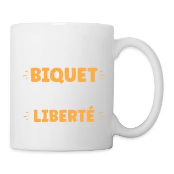 Attention Biquet en Liberté - Mug - white - Right