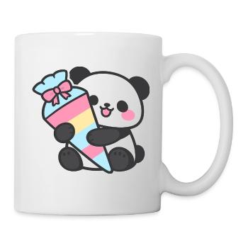 1. Klasse Panda Einschulung Geschenk 2026 - Tasse - Weiß - Rechts