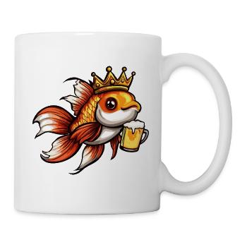 Goldfish Beer King - Mug - white - Right