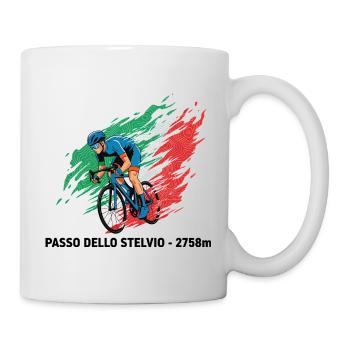 Passage dello Stelvio Grimpeur Colour Burst - Mug blanc - blanc - Droite