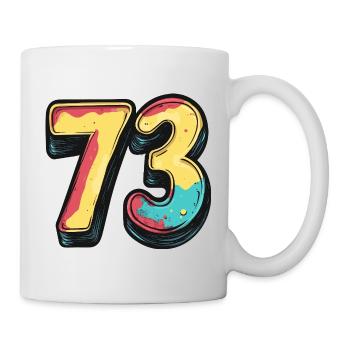 73 Number Colorful - Mug - white - Right