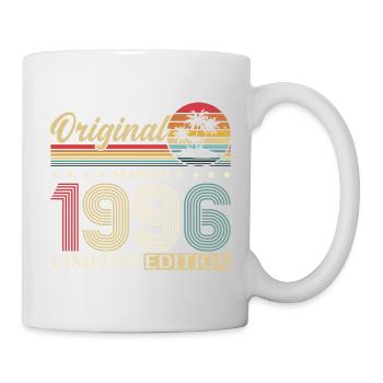 30th Birthday Gift Husband Wife March 1996 - Mug - white - Right