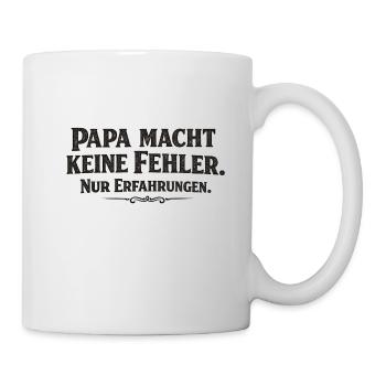 Dad Makes No Mistakes Gift Saying - Mug - white - Right