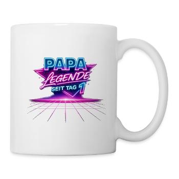 Dad Legend Since Day 1 Retro - Mug - white - Right
