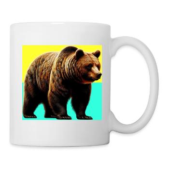 ours - Mug blanc - blanc - Droite