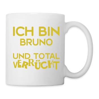 Vorname Bruno - Tasse - Weiß - Rechts