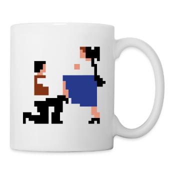 Šij, luby šewco šij... - Tasse - Weiß - Rechts