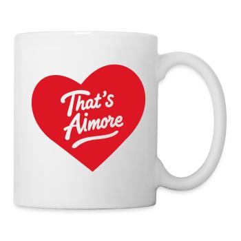 "That's Aimore" pun with heart - Mug - white - Right
