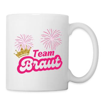 Team Braut Jungesellenabschied - Tasse - Weiß - Rechts