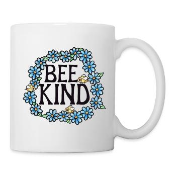 Be Kind Floral Circle - Tasse - Weiß - Rechts