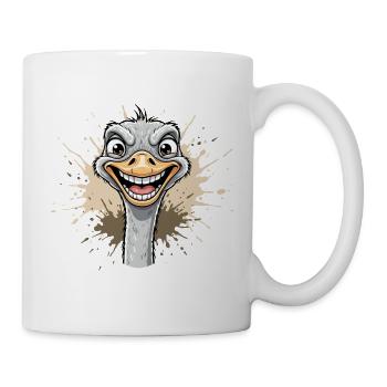 Éclaboussures joyeuses de dessins animés au bouquet - Mug blanc - blanc - Droite
