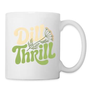 Dill-Kick | Herbs Kitchen Garden Pun - Mug - white - Right