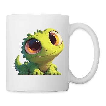 Eidechsen Eidechse - Tasse - Weiß - Rechts