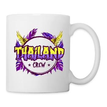 Équipe thaïlandaise colorée - Mug blanc - blanc - Droite