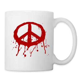 Paz Graffiti Roja - Mug blanc - blanc - Droite