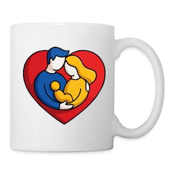 Heartwarming Family Hug - Mug - white - Right