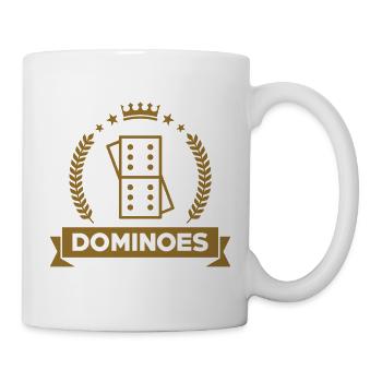 Dominos Prestige : Blason d'Or Lauréat - Mug blanc - blanc - Droite