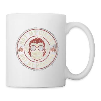 Pas mon cirque, pas mes singes - Mug blanc - blanc - Droite