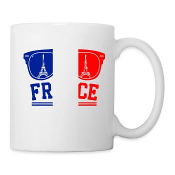 France 2026 Eiffel Tower Glasses - Mug - white - Right