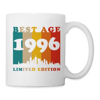 1996 Vintage Cadeau D'anniversaire Homme Femme - Mug blanc - blanc - Droite