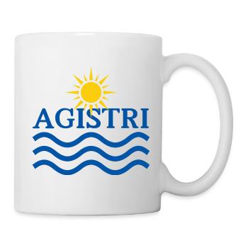 Agistri Sonnenwellen - Tasse - Weiß - Rechts