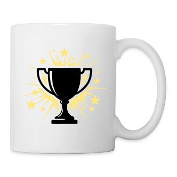 Cup Winner Trophy Stars - Mug - white - Right