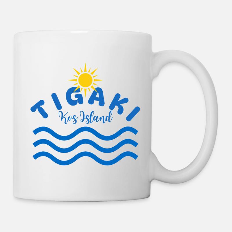 Tigaki Kos Island Sun Waves - Mug - white