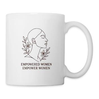 Empowerment Line Art Women - Mug - white - Right