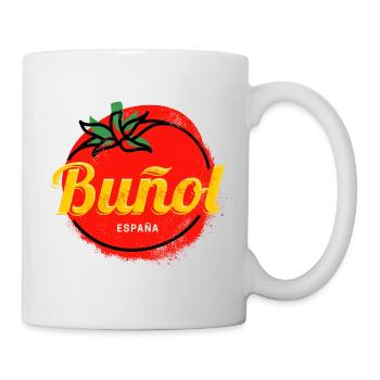 Bunol Tomatina Provinz Valencia Spanien Souvenir - Tasse - Weiß - Rechts