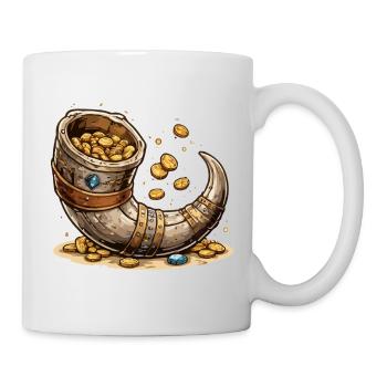 Goldhorn Schatzfund - Tasse - Weiß - Rechts