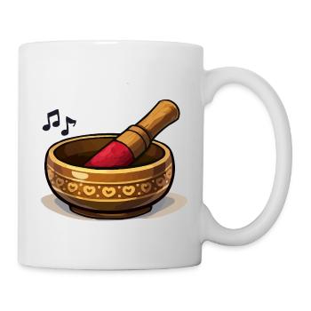 Herz Mörser Küchenzauber - Tasse - Weiß - Rechts