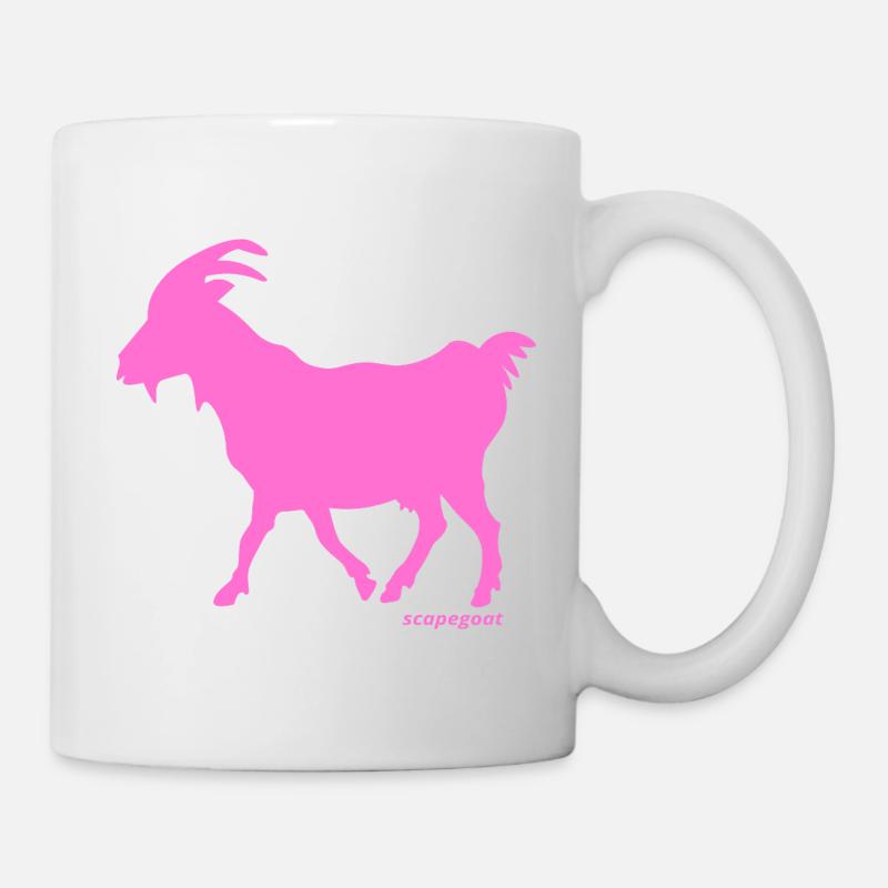 Bouc émissaire rose - Mug blanc - blanc