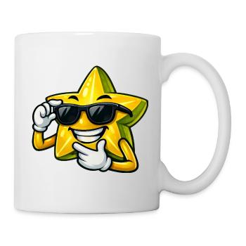 Dessin animé Beauté des Fruits de l’Étoile Stylé Comic d’été - Mug blanc - blanc - Droite
