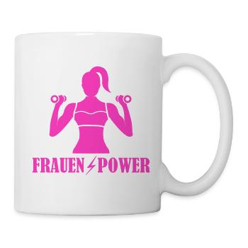 Frauenpower Krafttraining - Tasse - Weiß - Rechts