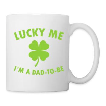 Lucky Me Dad-To-Be Shamrock - Mug - white - Right