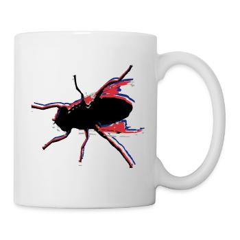 Fliege fischen No. 5 - Tasse - Weiß - Rechts