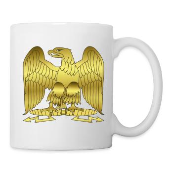 Napoleons goldenes Kaiseradlerwappen - Tasse - Weiß - Rechts