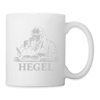 Hegel Pub Scholar Beer Illustration - Mug - white - Right