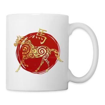 Horse Chinese Zodiac Horoscope - Mug - white - Right