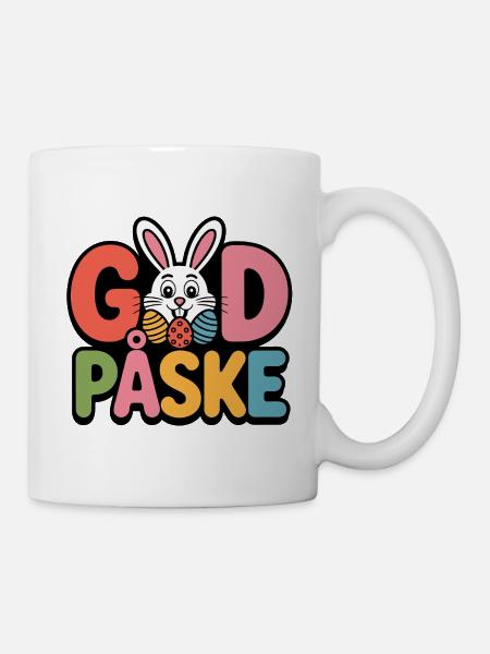 Fröhliche Ostern – Humor - Tasse - Weiß