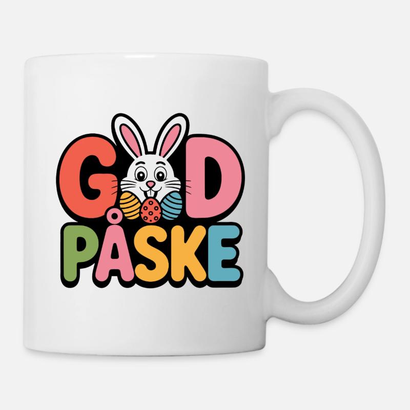 Fröhliche Ostern – Humor - Tasse - Weiß