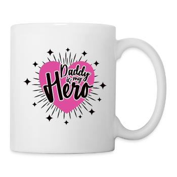 DADDY IS MY HERO Best Dad Dad Dad - Mug - white - Right