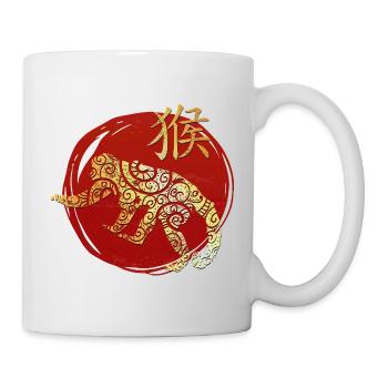 Monkey Chinese Zodiac Horoscope - Mug - white - Right