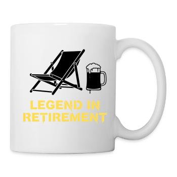 Retired Legend Pension Deck Chair - Mug - white - Right