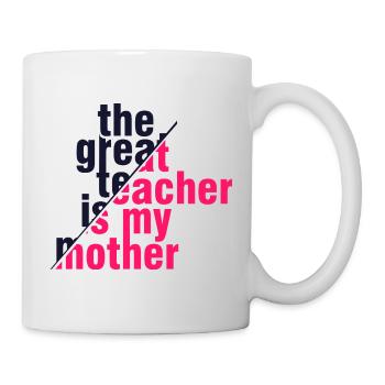 Ma mère Mon plus grand t-shirt de professeur - Mug blanc - blanc - Droite
