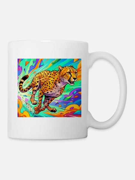Gepard - Tasse - Weiß