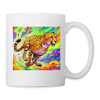 cheetah - Mug - white - Right