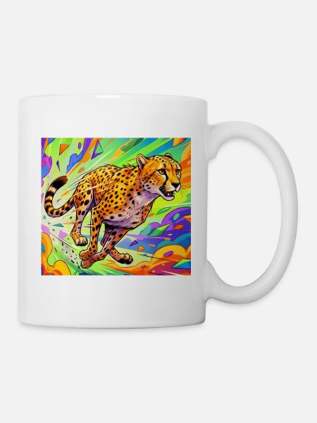Gepard - Tasse - Weiß