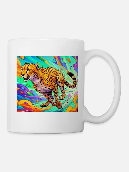Gepard - Tasse - Weiß